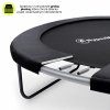 Trampolina ogrodowa XXXL dla dzieci HyperMotion - 430 cm 14FT - z drabinką i siatką wewnętrzną - do domu i ogrodu - 150kg max